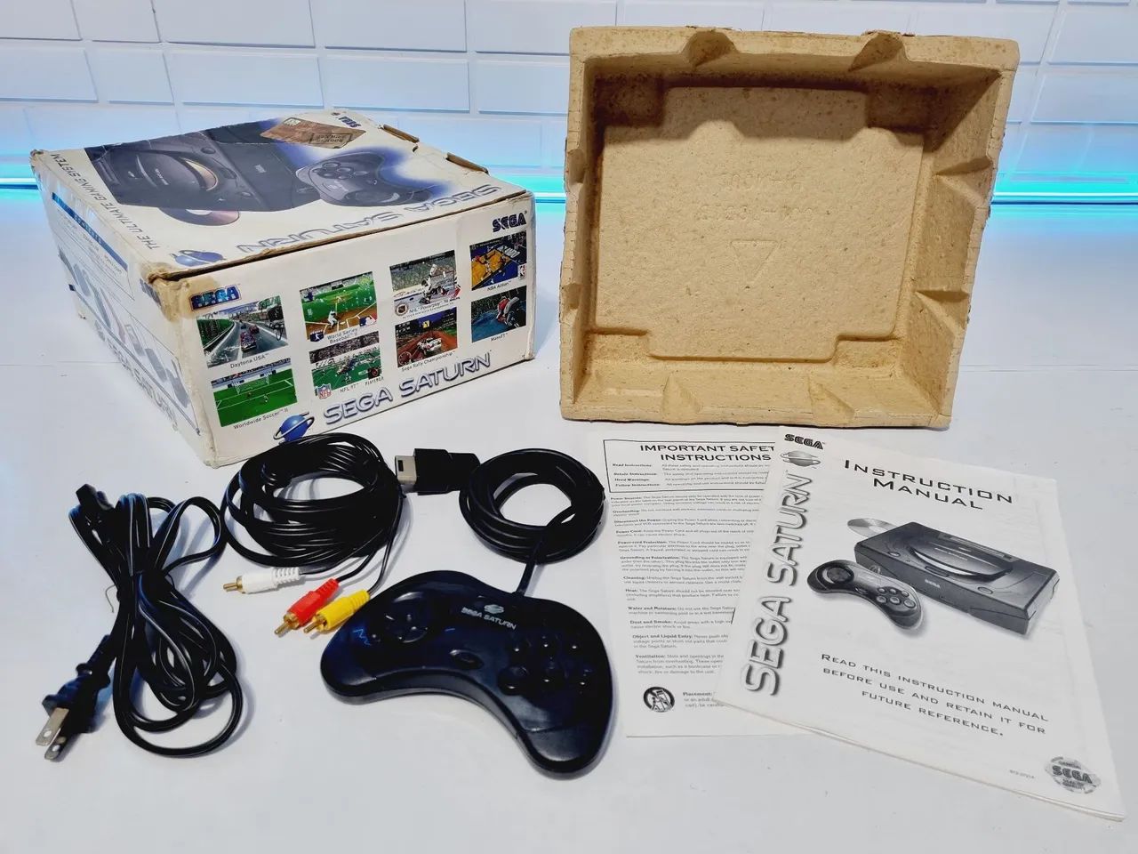 SEGA SATURN PRETO AMERICANO  - Foto 5