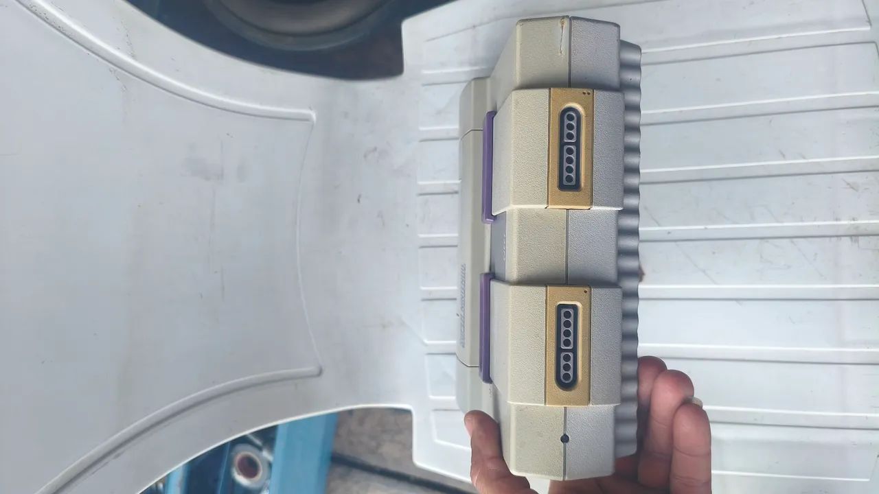 Super Nintendo FAT 001 com som offboard funcionando perfeitamente só o console  - Foto 4