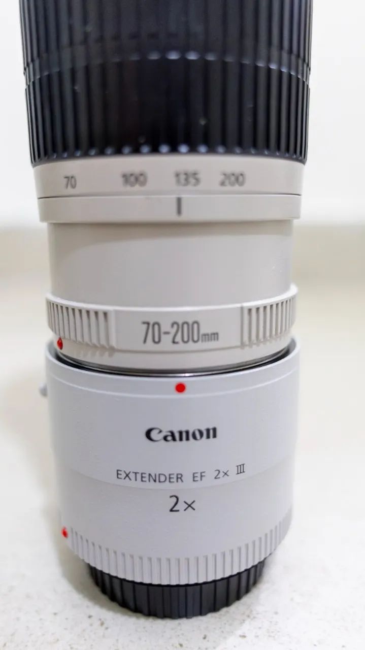 Lente Canon 70-200mm F4 Usm + Extensor 2x III - Foto 3
