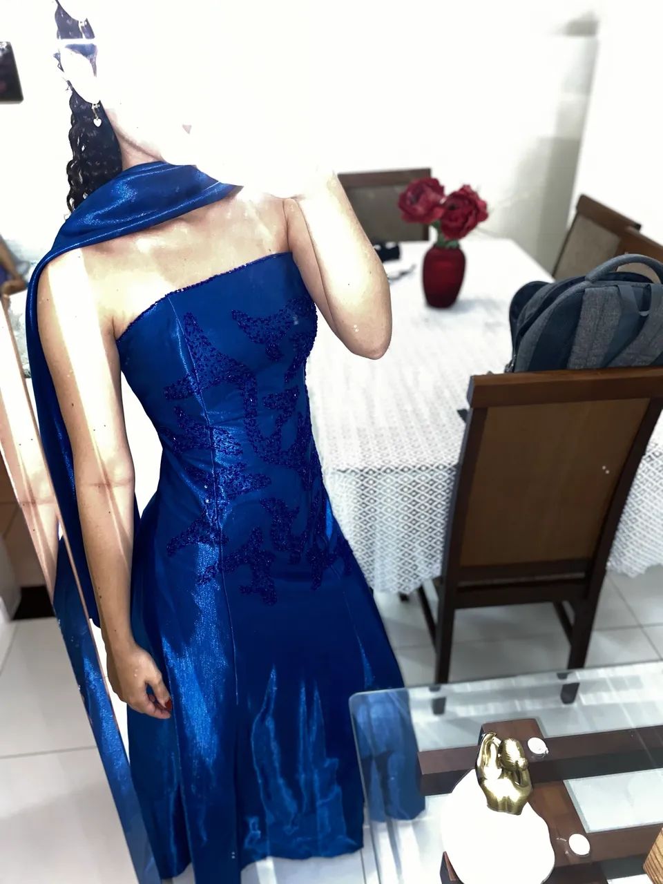 Vestido azul elegante  - Foto 2