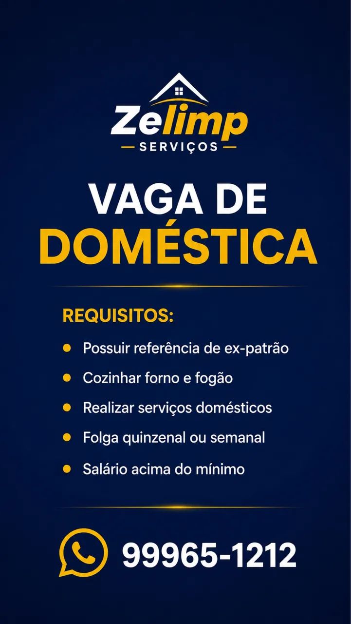 Vaga de doméstica