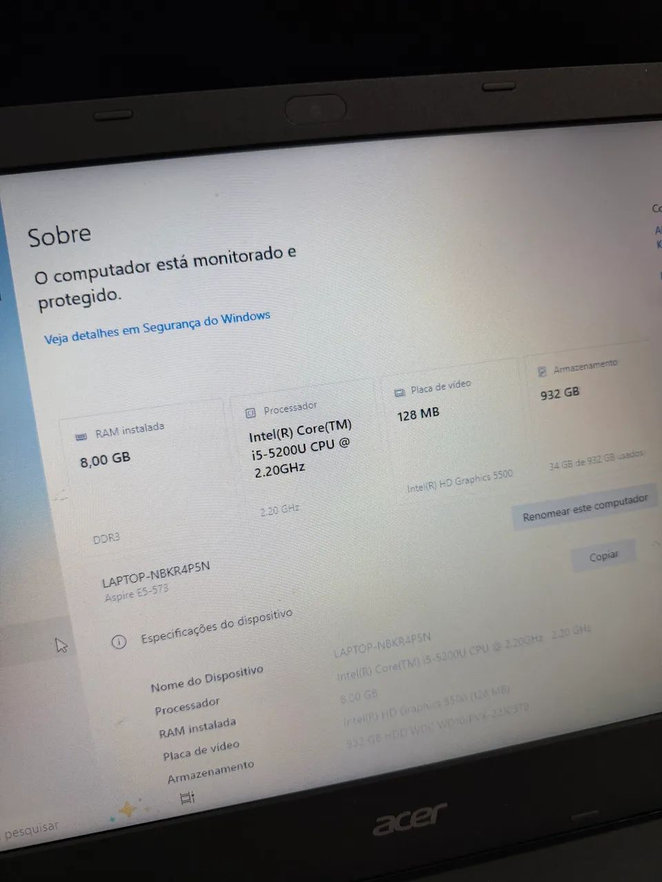 Notebook i5 