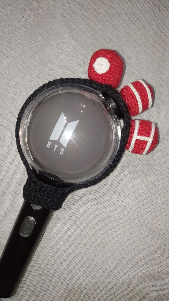 Acessórios para army bomb BTS em crochê  - Foto 2