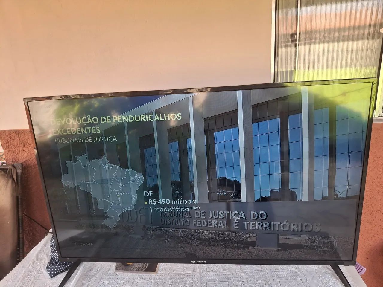 Tv vizzion 4k 50 polegadas smart  - Foto 4