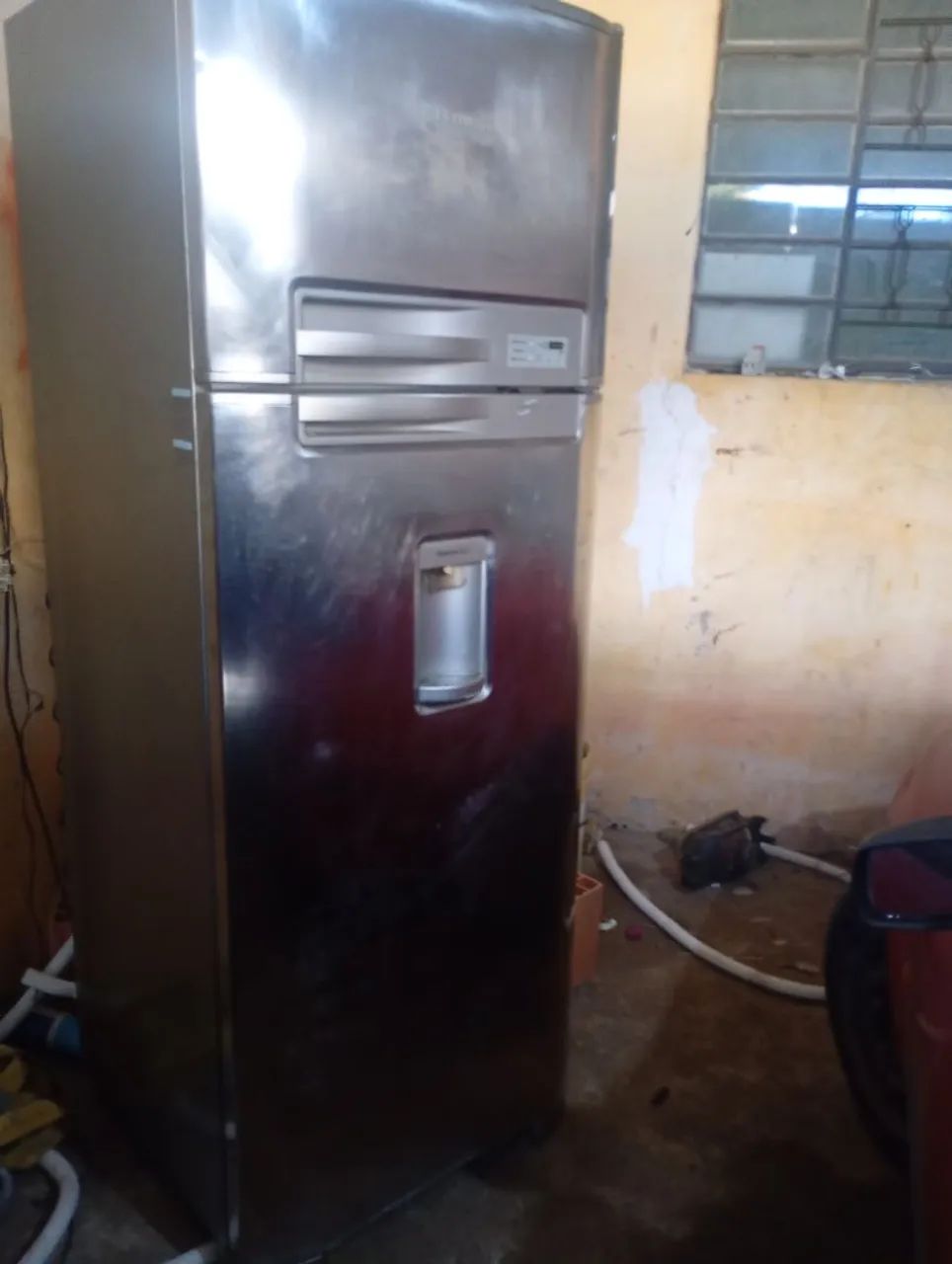 Geladeira inox Eletrolux 