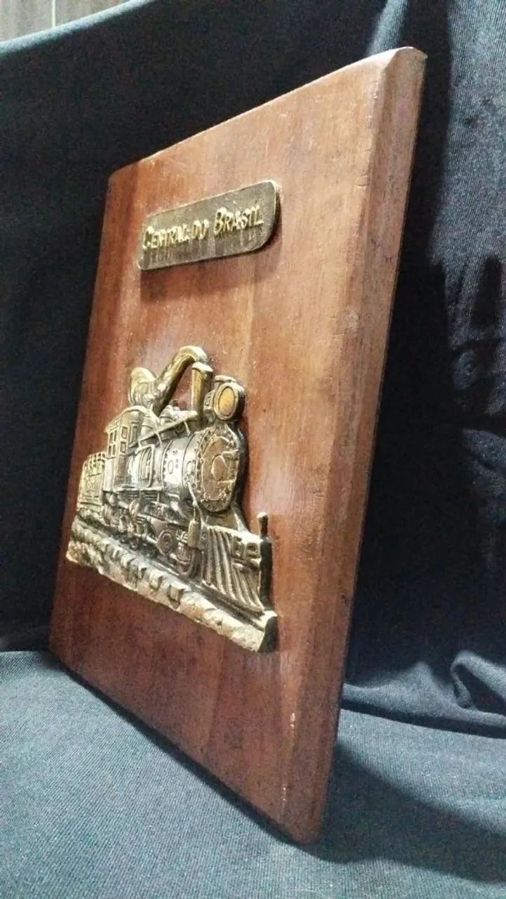 Quadro de parede locomotiva em metal - Foto 2