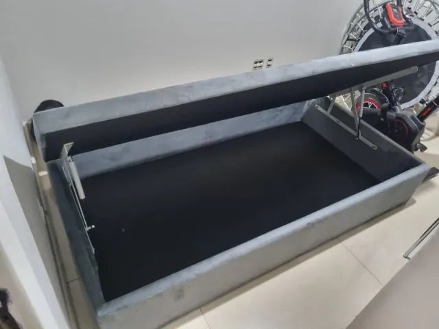 cama box e colchão viúva toraflex - Foto 2