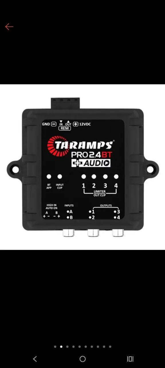 Processador equalizador Taramps 2.4 BT + AUDIO - Foto 2