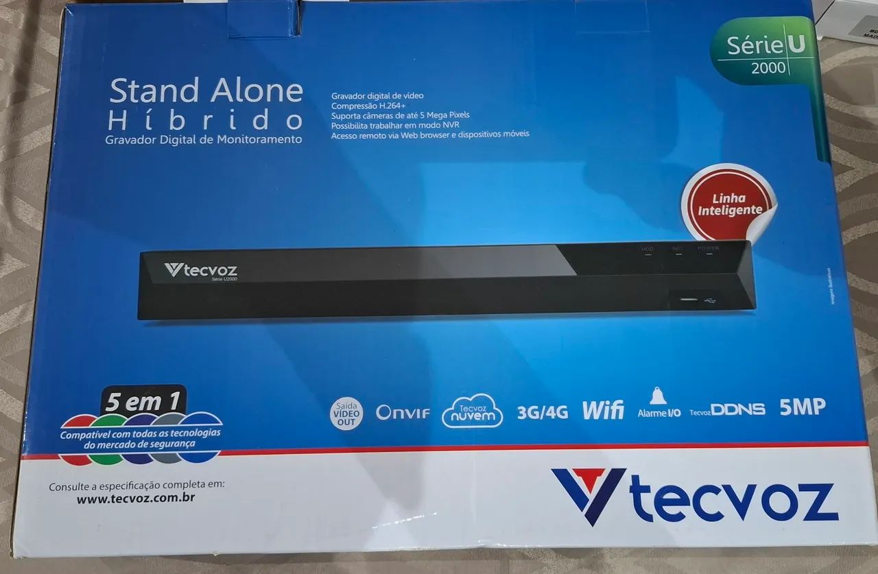 Kit DVR e Câmeras Tecvoz 