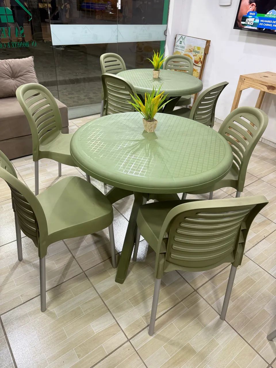 Conjunto MESA COM CADEIRAS para lanchonete e bares  - Foto 2