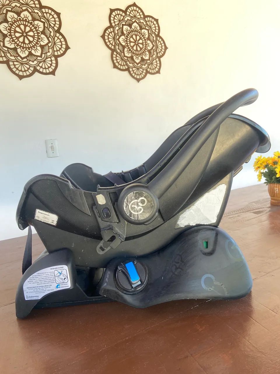 Vende se bebê conforto Galzerano completo com suporte  - Foto 4