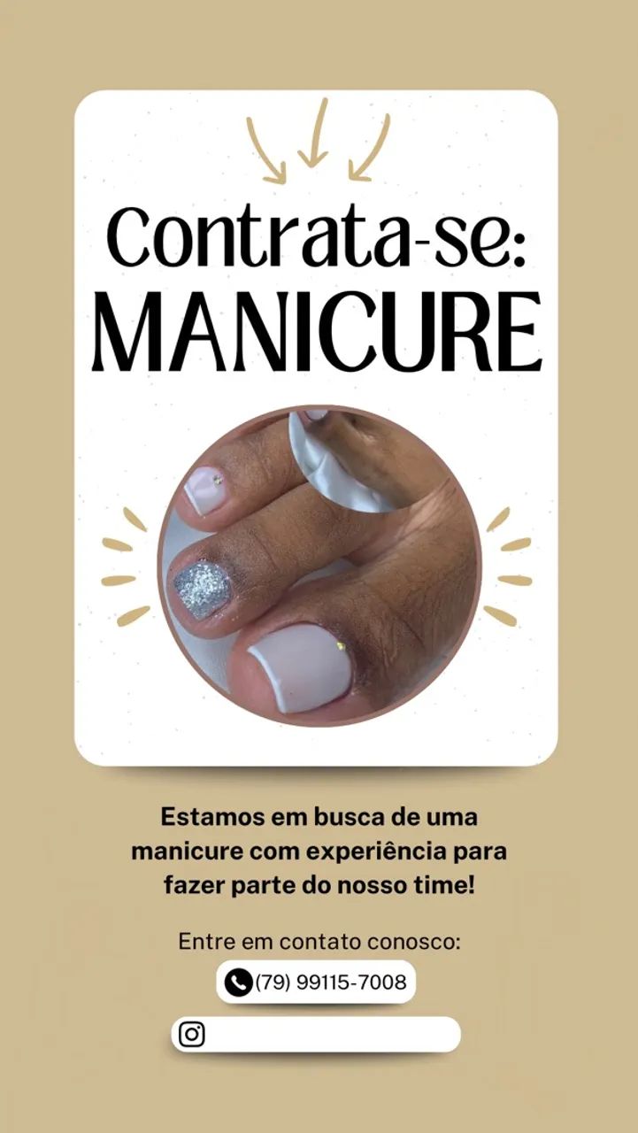 Preciso de manicure 