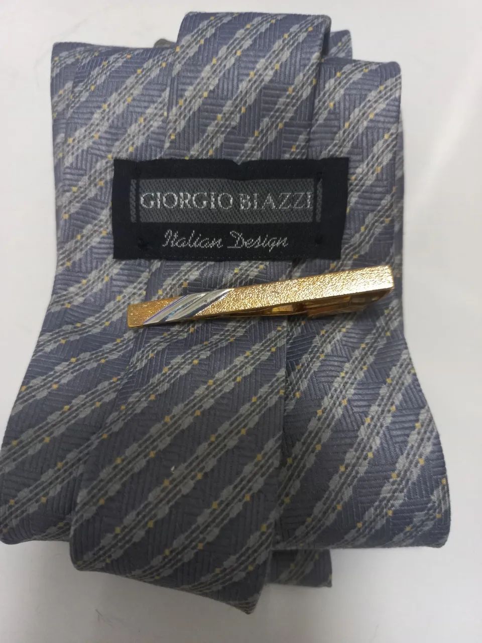 Gravata Giorgio Biazzi com prendedor  - Foto 4