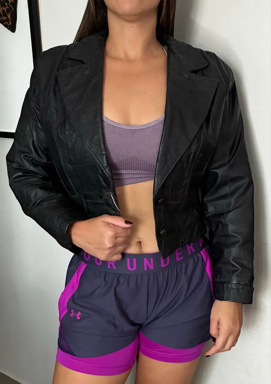 Jaqueta de couro 