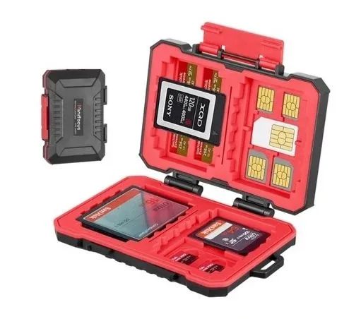 Case Rígida Para Cartões de Memória SD e Micro Sd