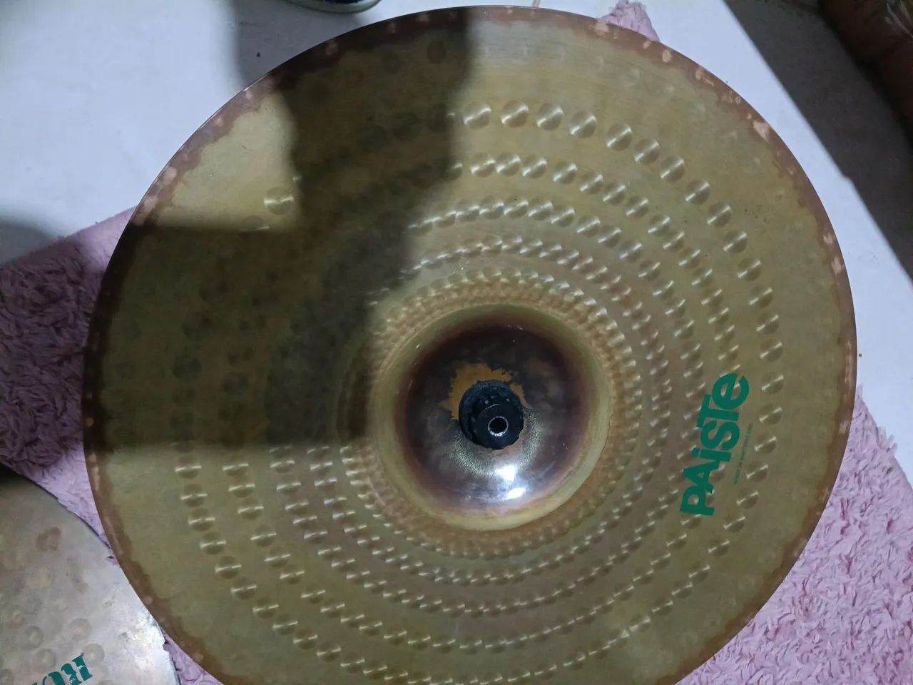 Pratos hi hat Paiste rude 1000 liga 2002 perfeitos - Foto 4
