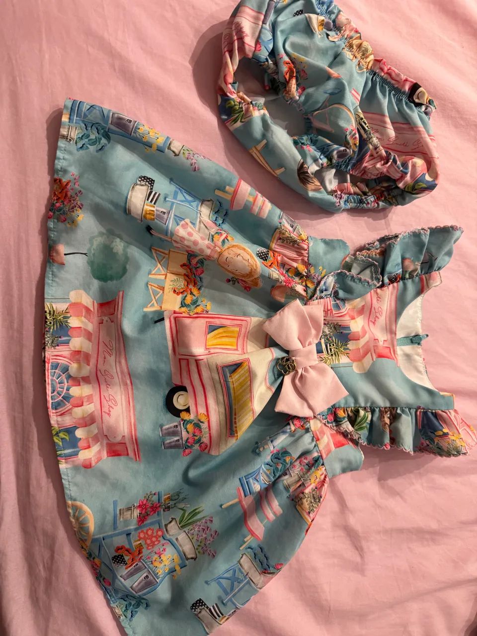 Vestido com calcinha 1 ano