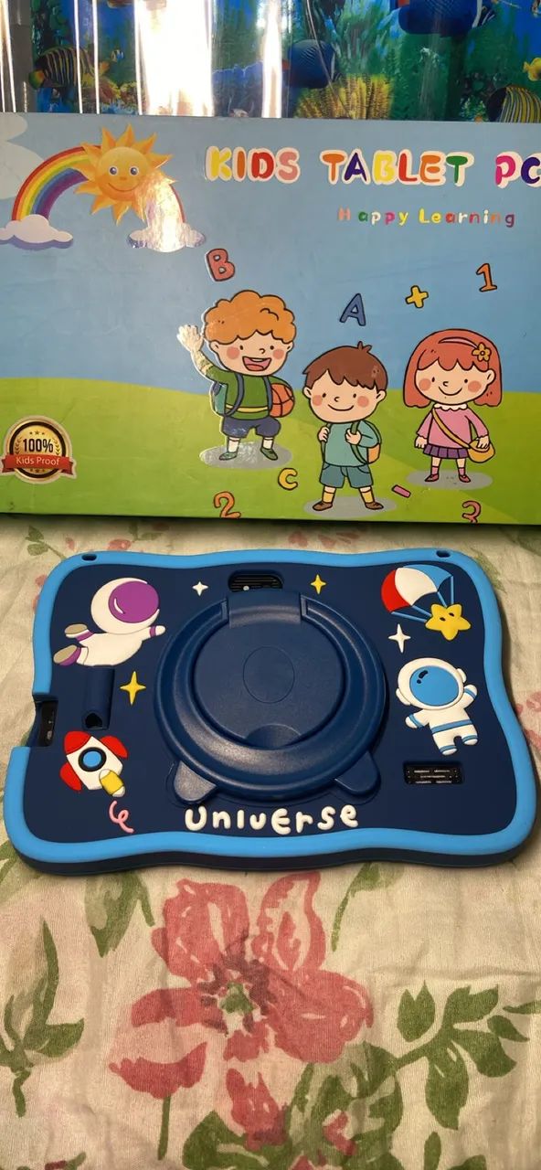 Tablet Infantil Kids 7 Polegada com wifi bluetooth Android Super Resistente Smart   yihan - Foto 4