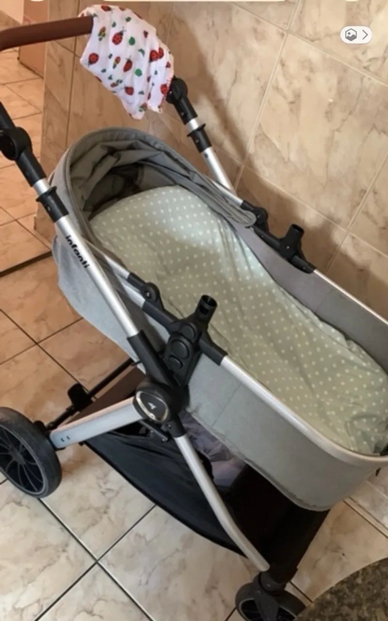 Carrinho de bebê 3 em 1 - Foto 2