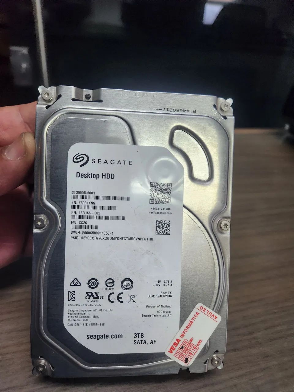 Hd sata 3 tb - Foto 3