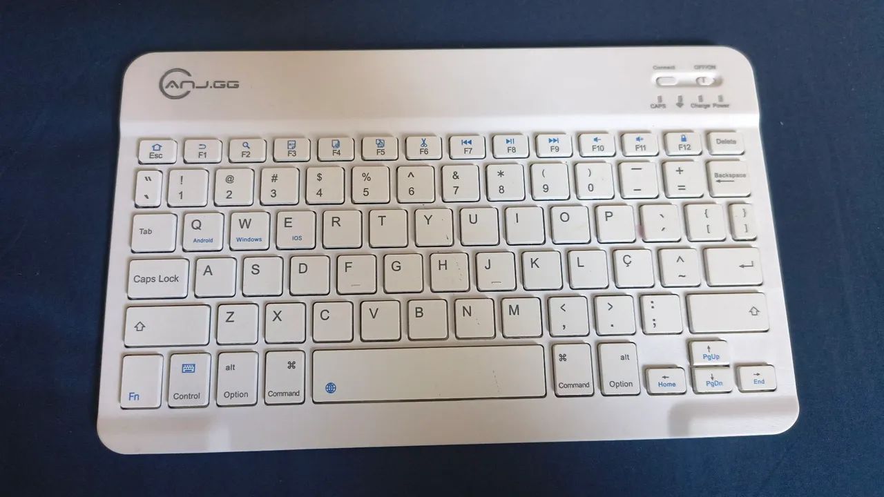 Teclado bluetooth sem fio