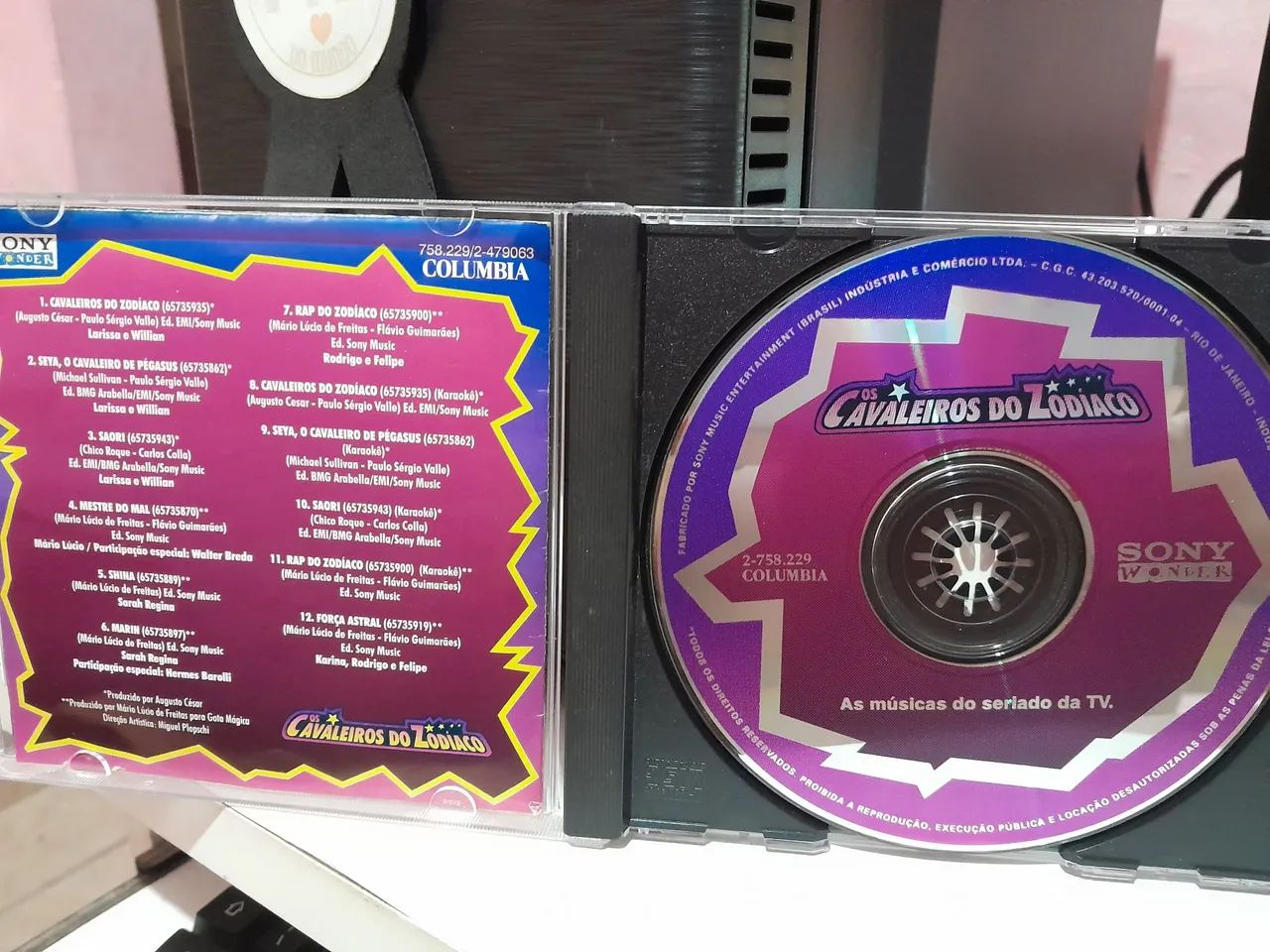 CD Os Cavaleiros do Zodíaco - Original Sony Columbia - Foto 3
