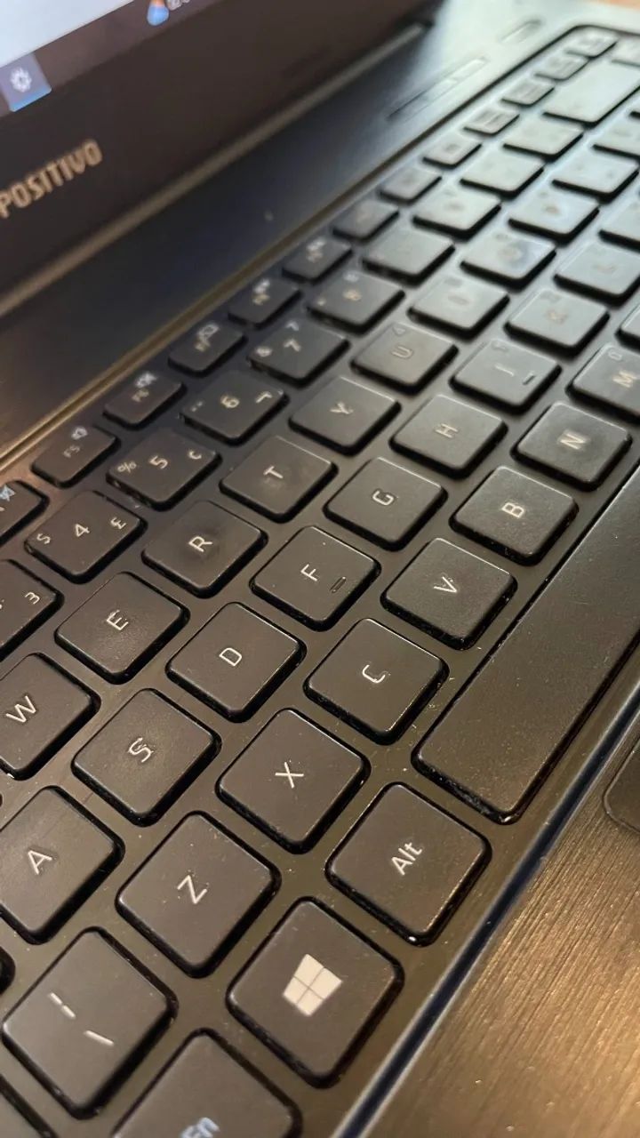 Notebook positivo com upgrades
