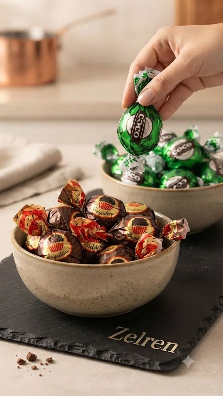 BOMBONS:COCO, BRIGADEIRO E PAÇOCA  - Foto 4