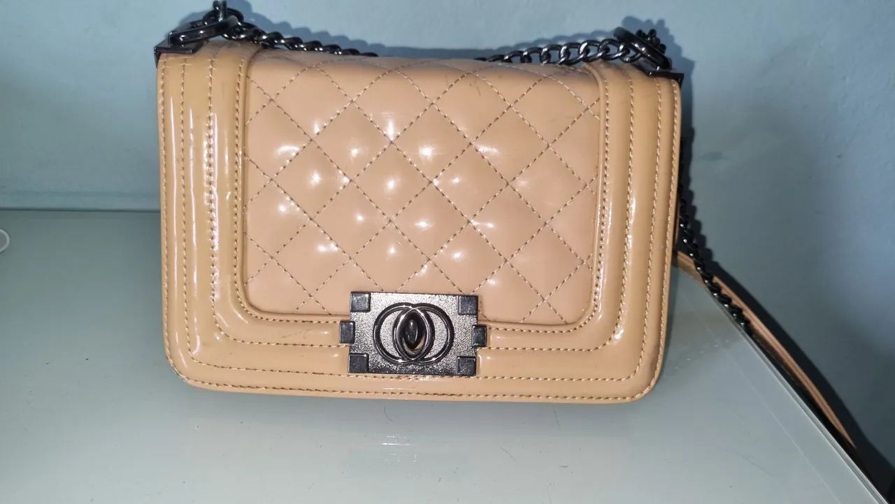 Bolsa Tiracolo Bege - Foto 2