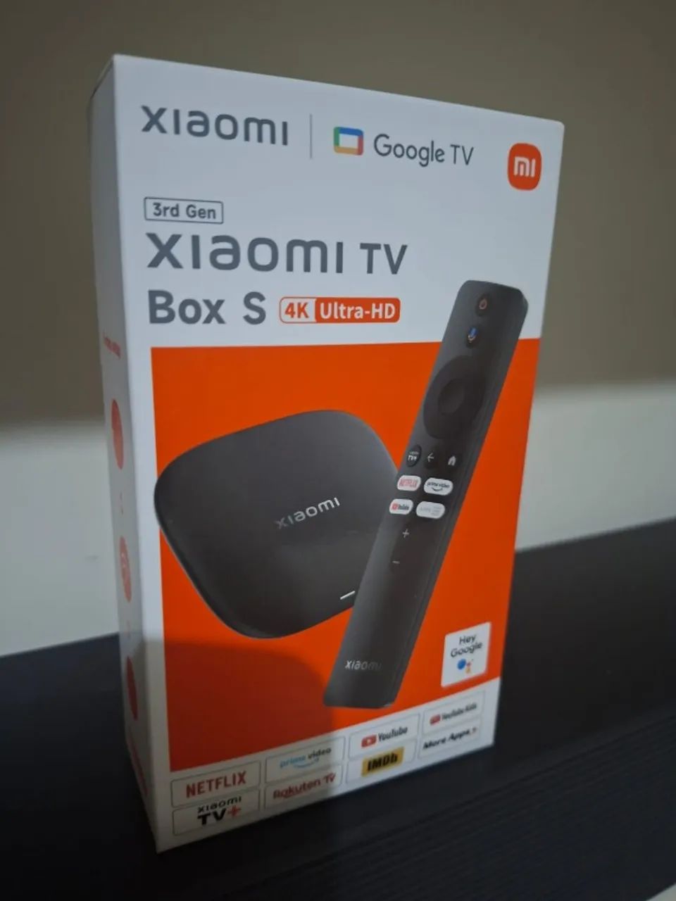 XIAOMI MI BOX S 4K TV BOX  .. NOVO .. 