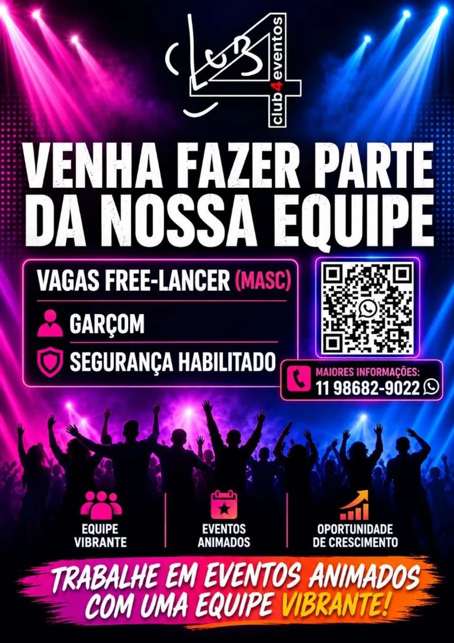 Vagas Free lancer (Masc) 