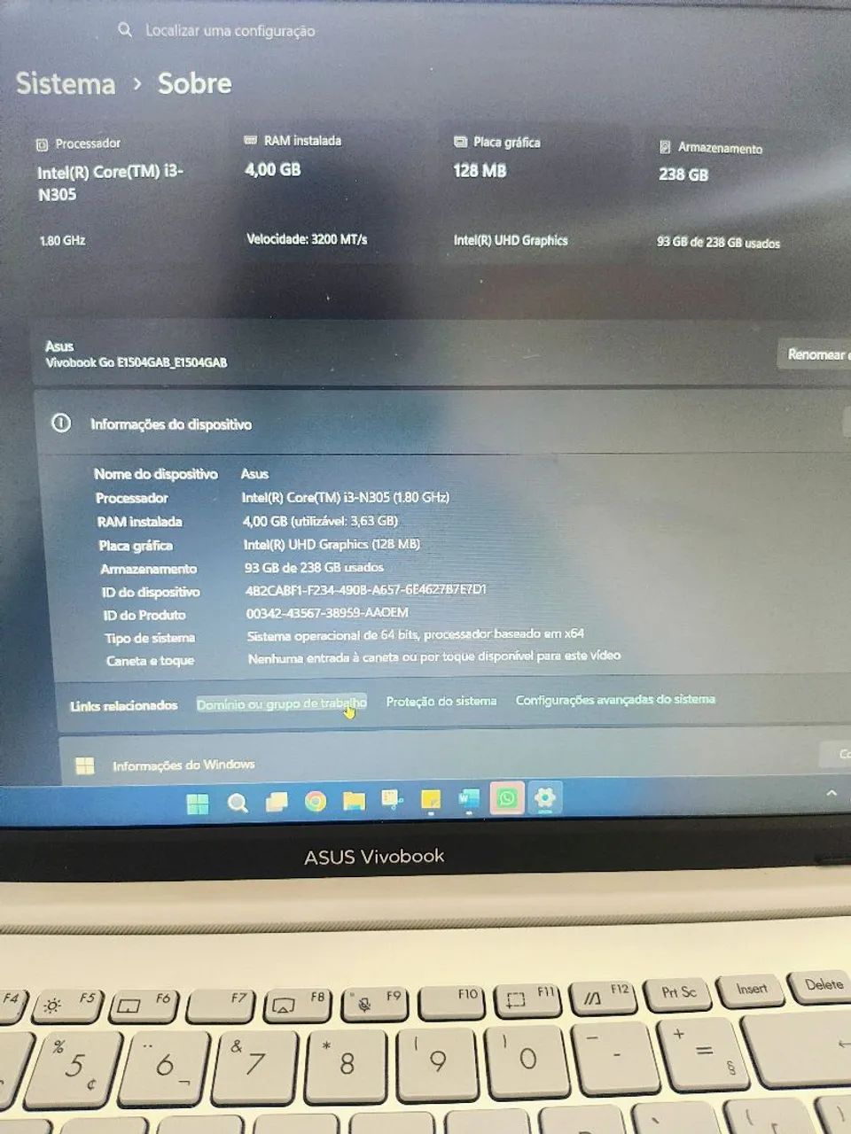 Notebook Asus  - Foto 3