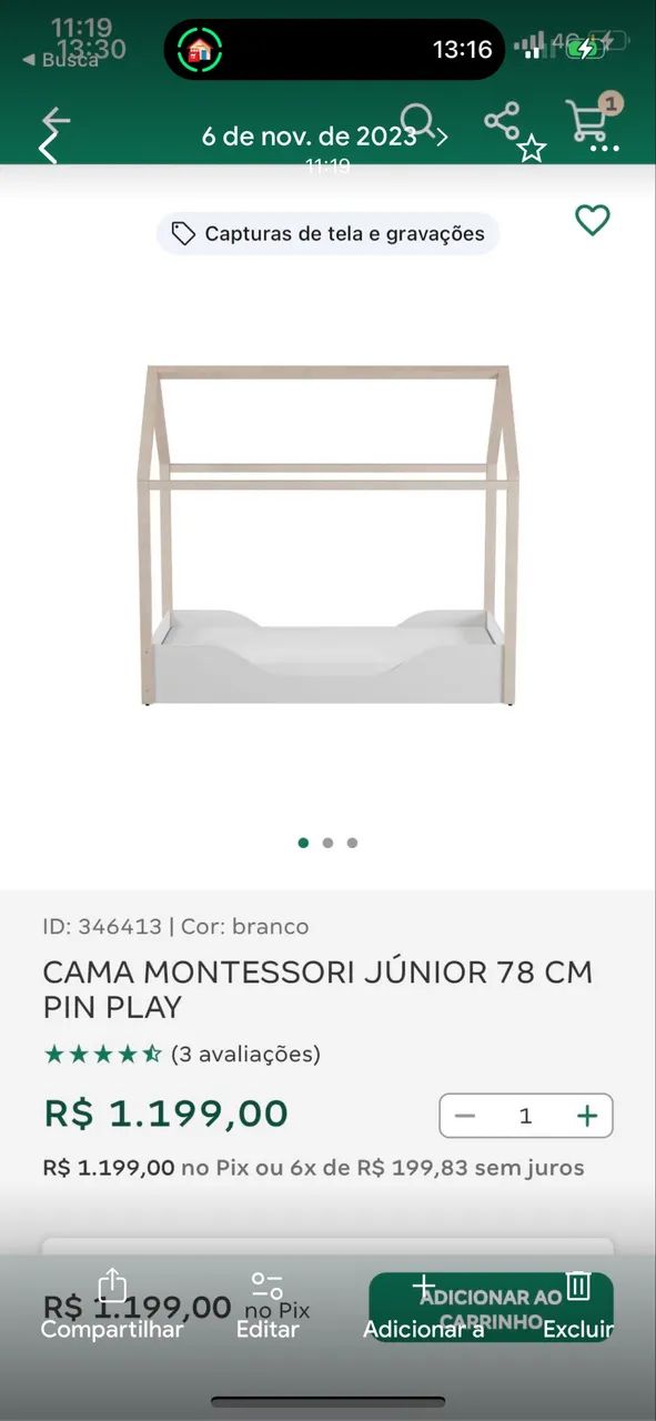 Cama montessori TOK STOK  - Foto 2
