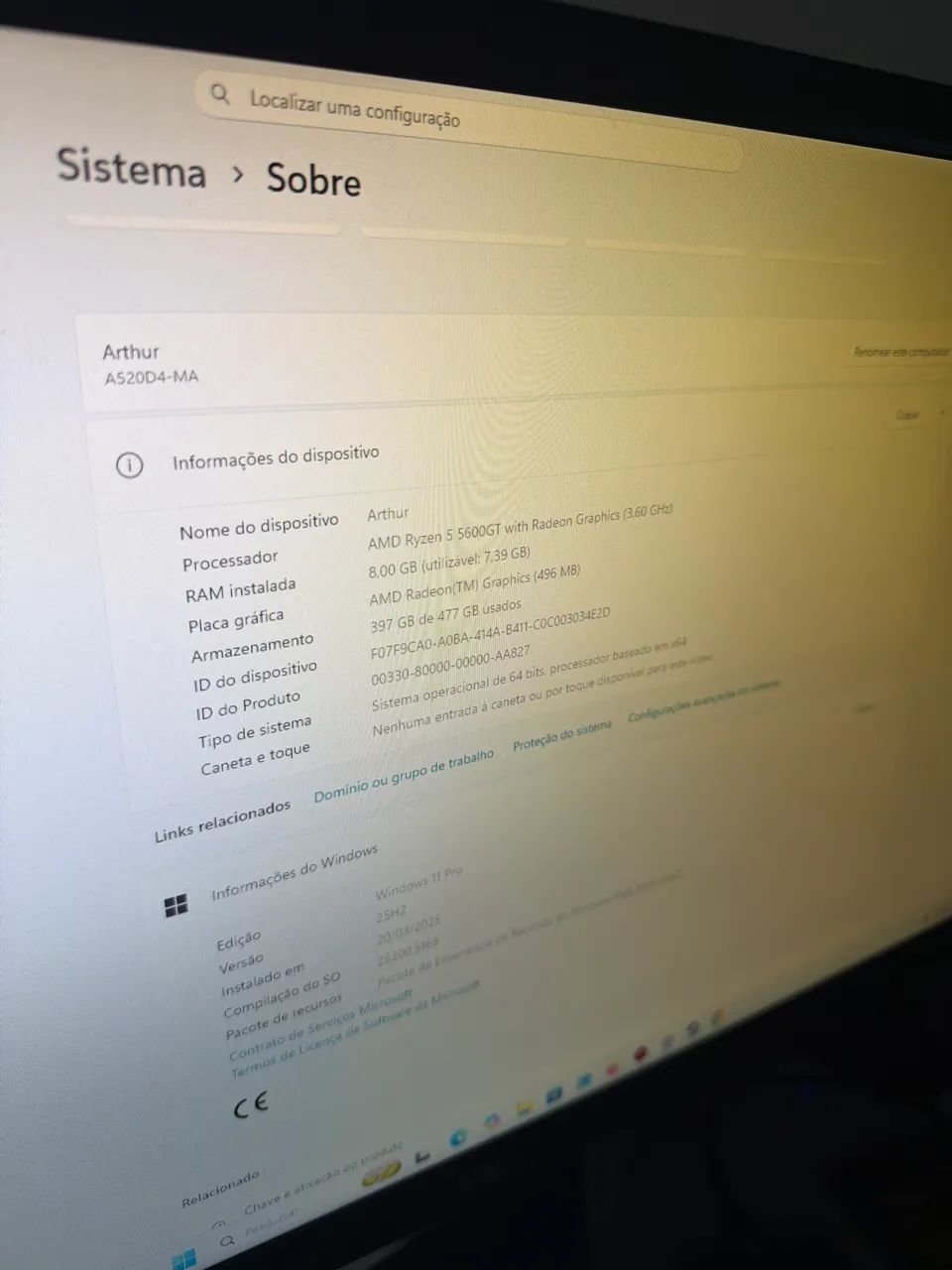 PC Completo AMD Ryzen 5 5600GT 8GB de RAM (2 Monitores + Perfiericos)