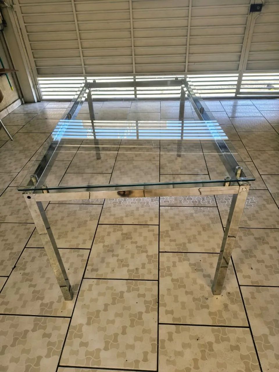 Mesa de Vidro Retangular - Foto 2