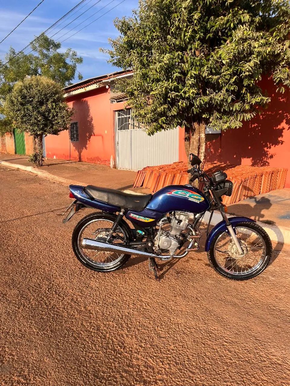 Titan 125 1999 azul  - Foto 4