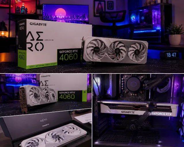 Placa de Vídeo RTX 4060 AERO OC