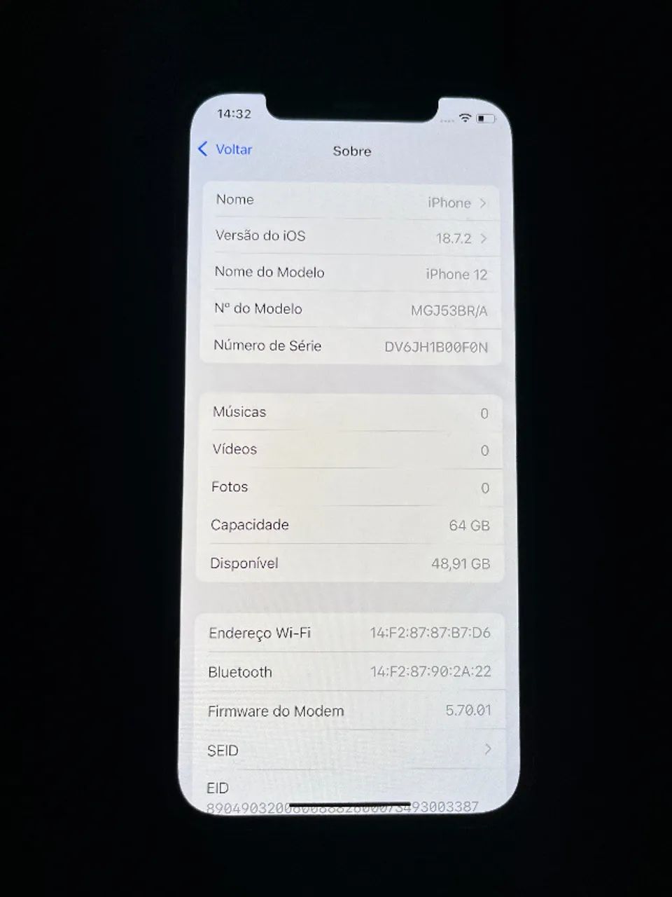 3 - Apple Iphone 12 64GB Preto MGJ53BR/A - Foto 5