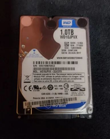 HD 1 tera para Notebooks - Foto 2