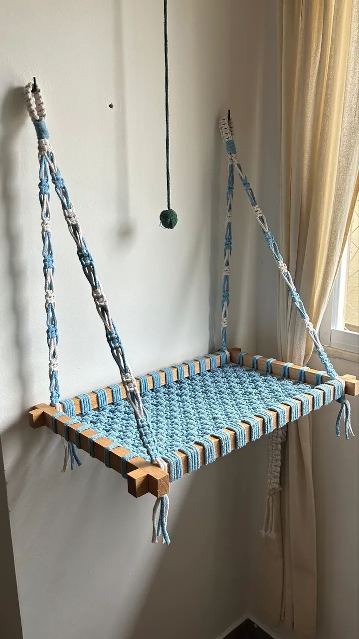 Cama de Gato em Macrame  - Foto 4