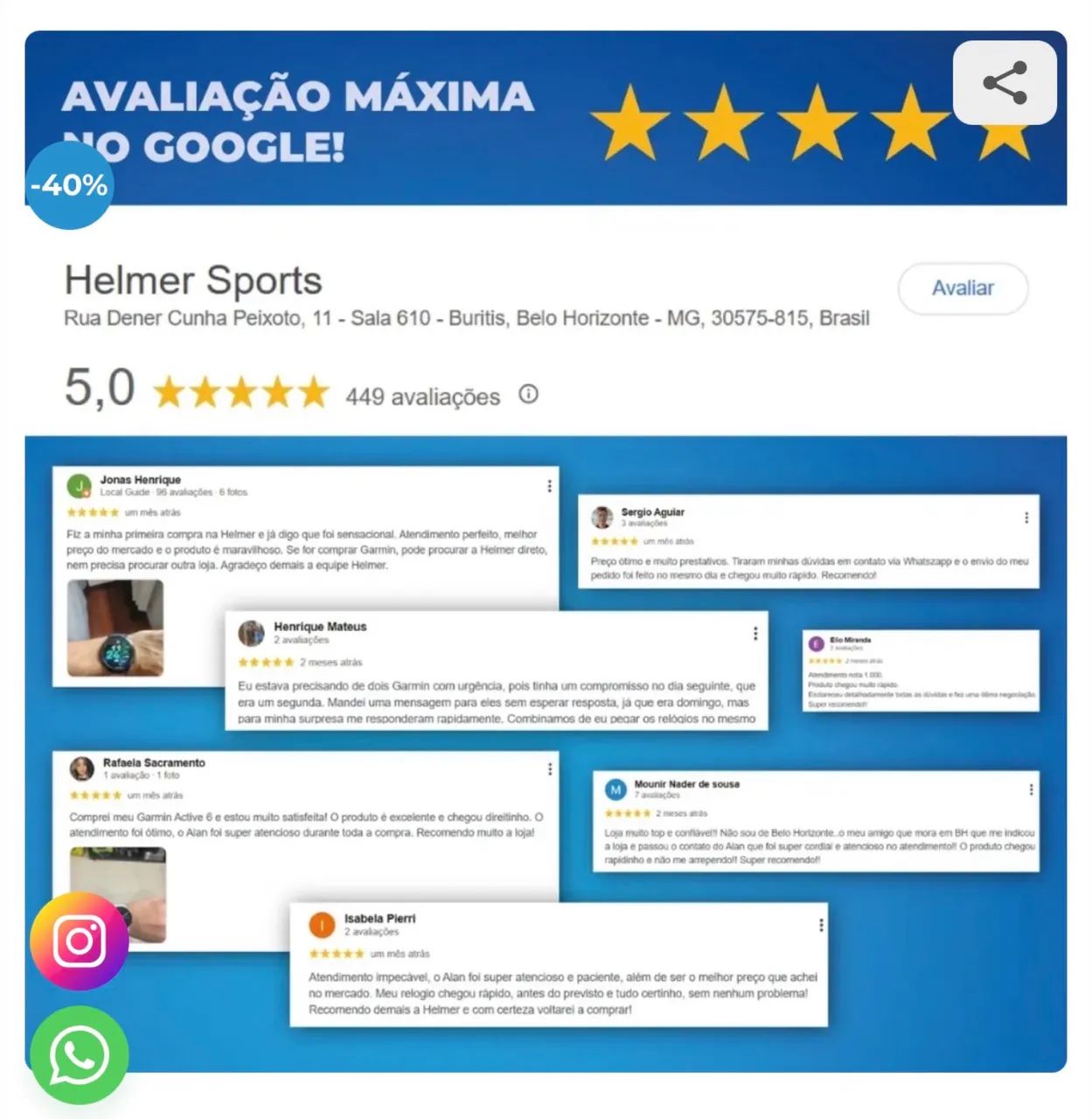Garmin Forerunner 165 Basic - NOVO - Lacrado  - Foto 2