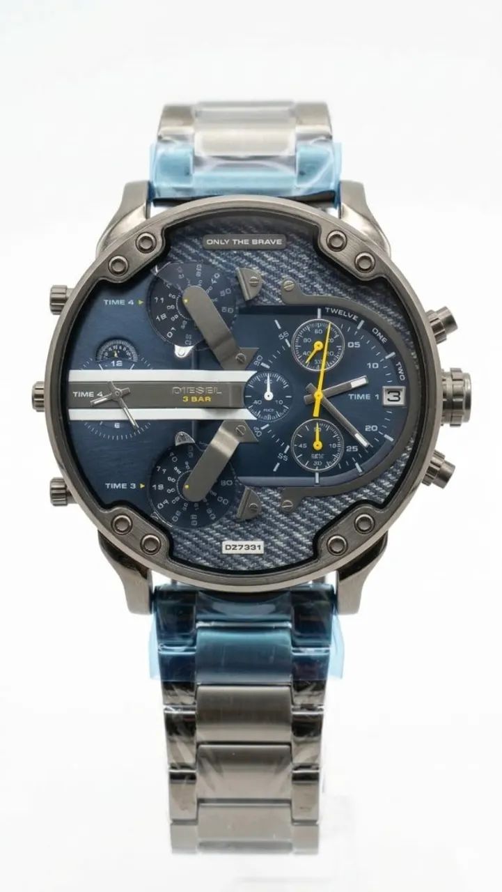 Relógio Diesel Dz7333 Mr.daddy Gold Black 57mm - Foto 2
