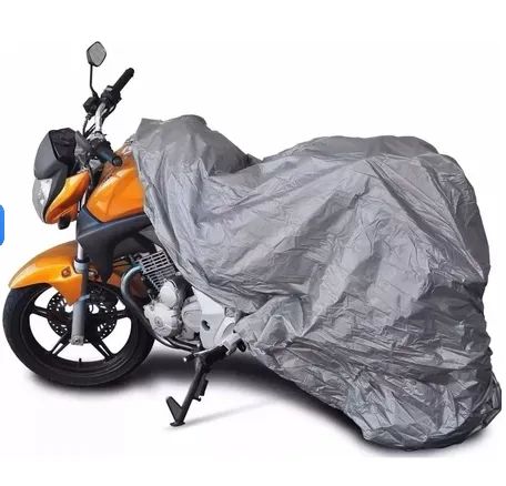 Capa Protetora P/ Cobrir Moto Motocicleta 100% Impermeável Sem Forro Com Elástico z1477 ae - Foto 2