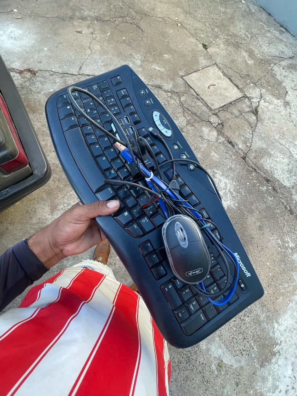 KIT MOUSE E TECLADO 