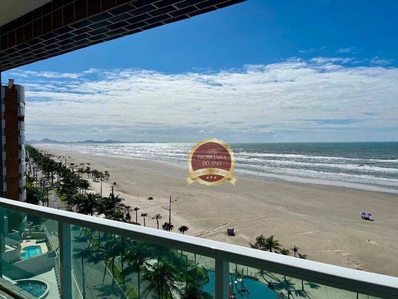 Apartamento frente mar em Praia Grande - Foto 7