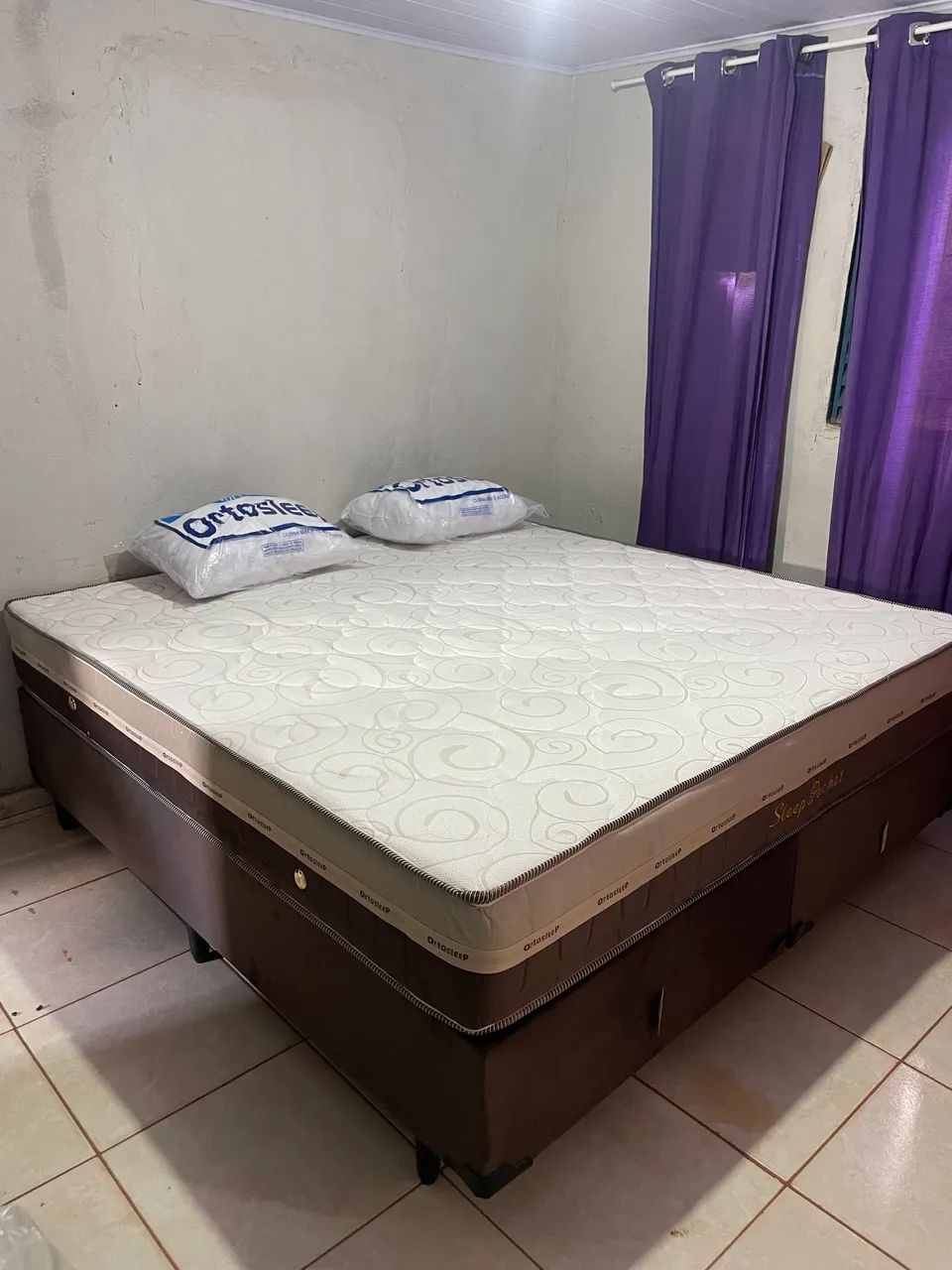 Cama box king molas ensacadas novas embaladas