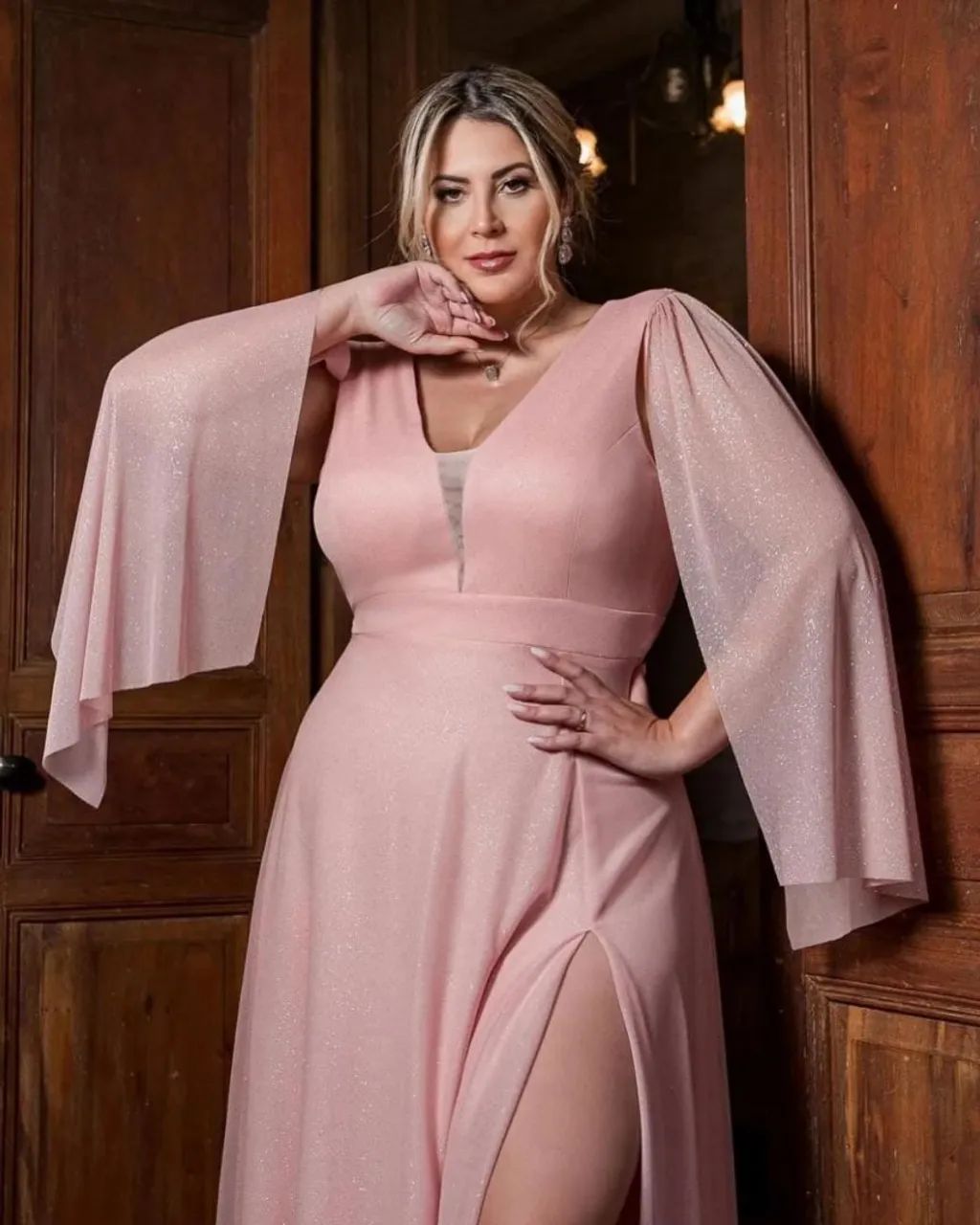 Vestido de festa plus size 