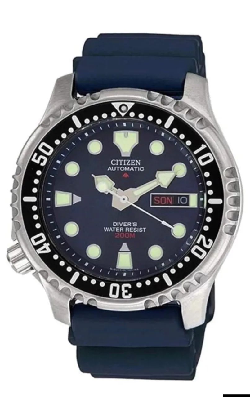 Relógio citizen promaster Marine diver AUTOMÁTICO - AZUL - Foto 3