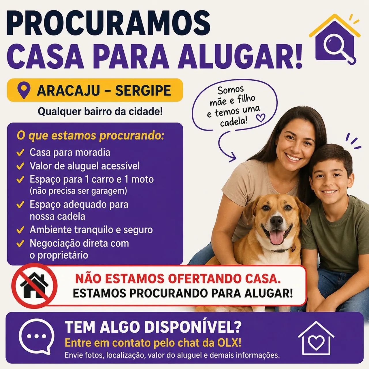 Busco casa para alugar 