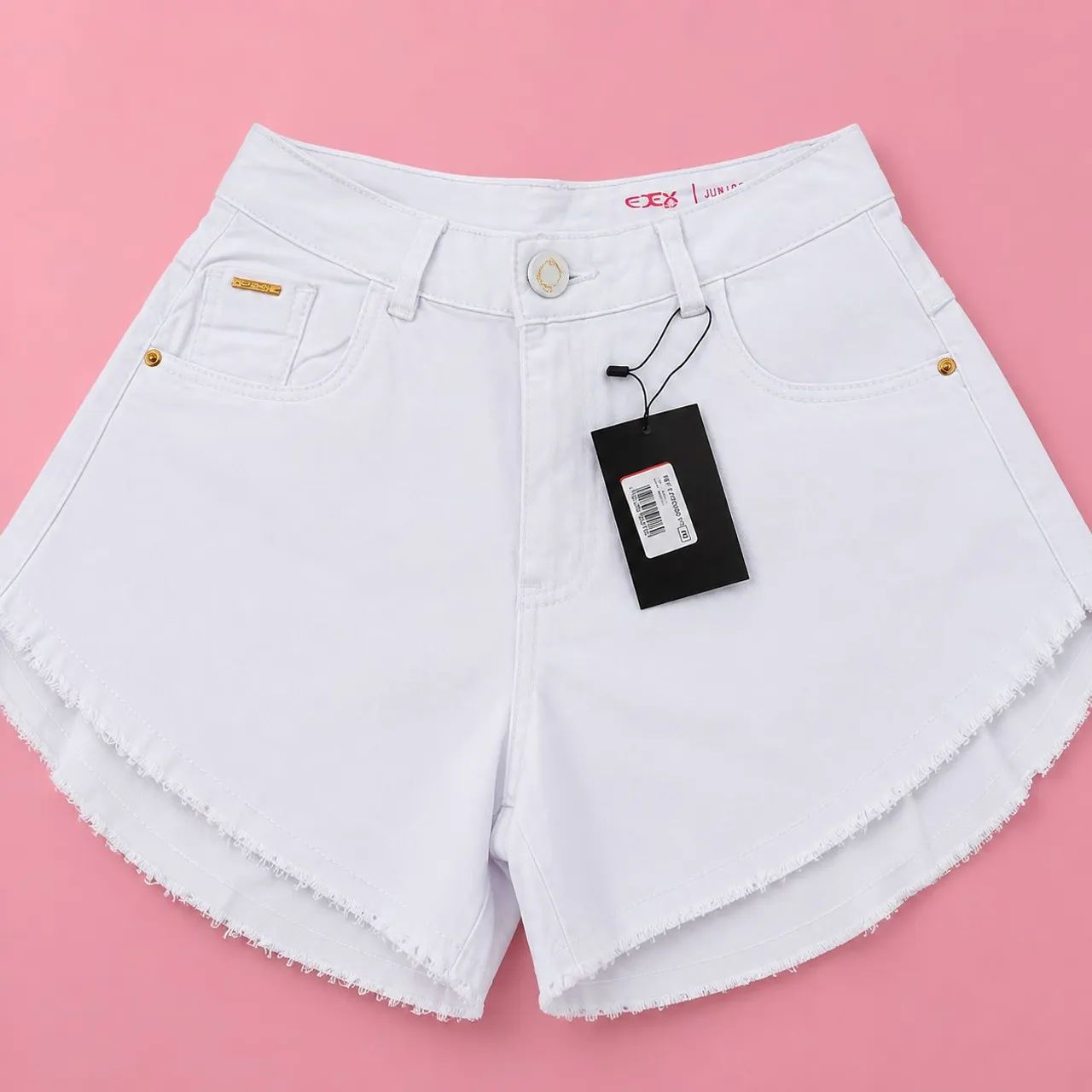 Shorts jeans com Lycra. Tamanho 40/42  - Foto 4